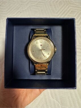Tommy Hilfiger Gold-Tone Women's Bracelet Watch